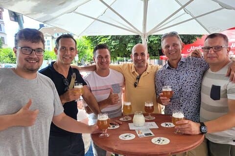 Brewery tour with 4 old beers