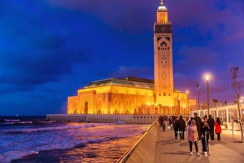 Casablanca Night Tour with Andalusian Dinner Show