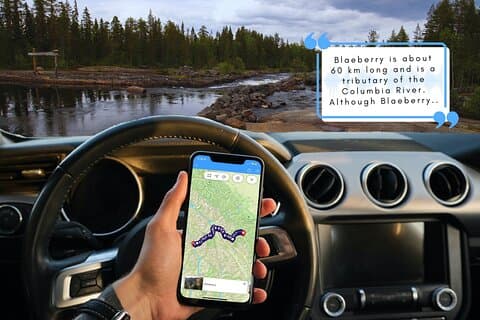 Smartphone Audio Driving Tour between Lake Louise & Revelstoke