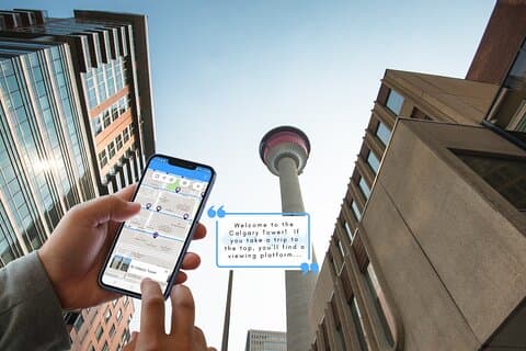 Downtown Calgary, tour a piedi con audio per smartphone