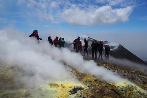 Eksklusiv tur på Etna Trekking til topmøderne og North Side