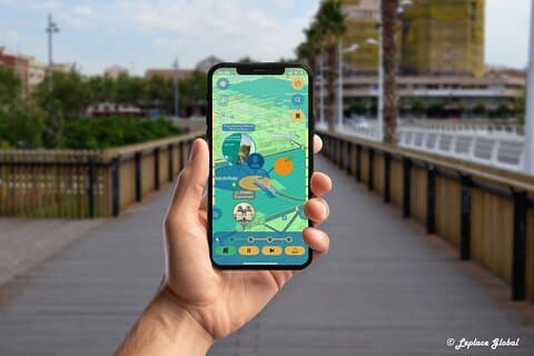 Valencia Onoverdekte GPS App Wandeltocht Mobile Game