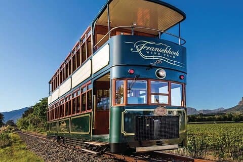 Expérience du tramway à vin de Franschhoek et de la ville de Stellenbosch