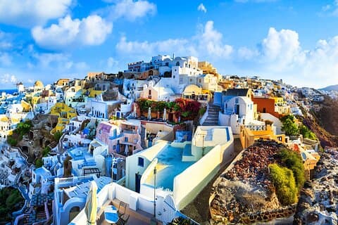 Santorini från Aten