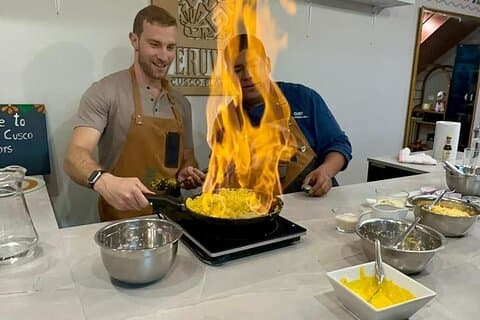 Vegan Peruvian Cooking Class Cocktails and Local Market in Cusco