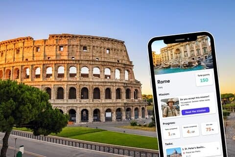 Rom Exploration Game och City Tour på din telefon