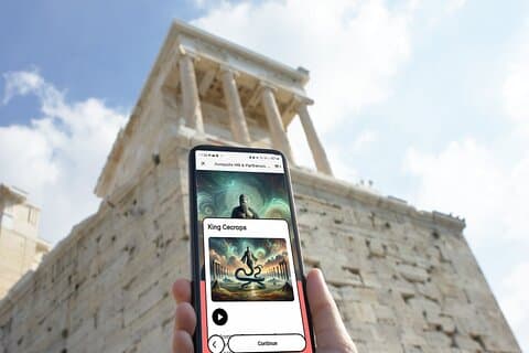 Visite guidée interactive en famille et jeu Acropolis & Parthenon