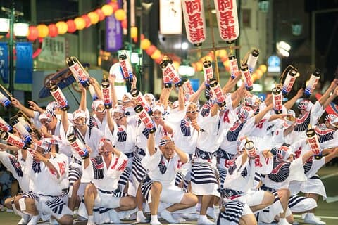 Awa Dance Festival Ticket with Car Transfer from Takamatsu
