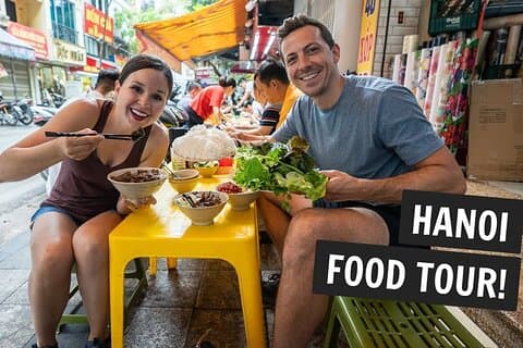 Tour del cibo di strada ad Hanoi