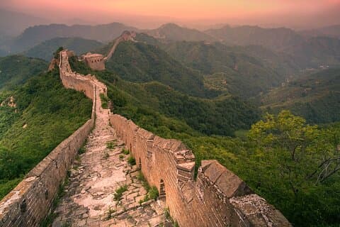 Beijing privat engelsk biltur till Jinshanling Great Wall