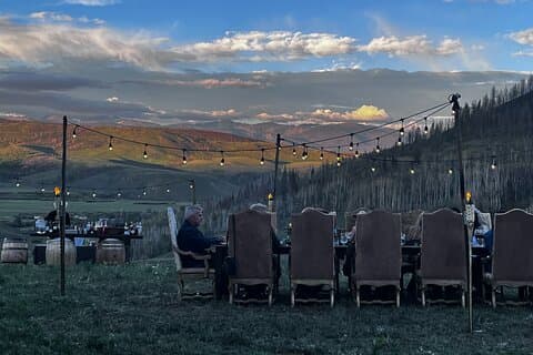 Private Cowboy Wood Fired Dinner for Your Mountain Experience