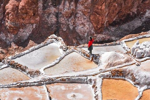 De Cusco: Moray, Maras Mines de sel et Chinchero Weavers Demi-journée