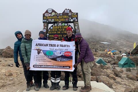 Itinerario Machame di 6 giorni Arrampicata sul Kilimangiaro