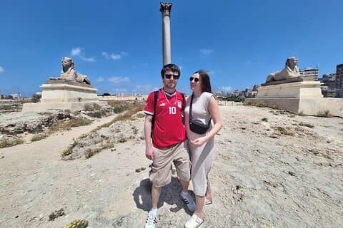 Privétour van een hele dag door Alexandrië vanuit Gizeh of Caïro met lunch