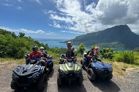 Moorea Solo or Twin 3 hours 30 ATV Tour