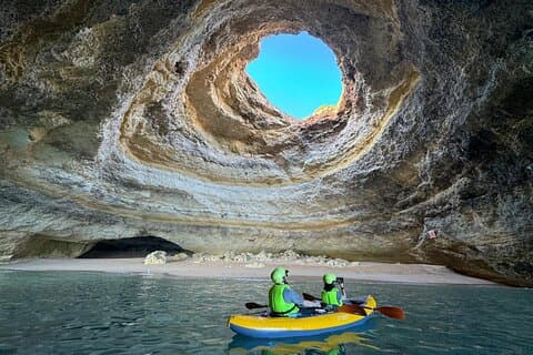 Kayak en Benagil