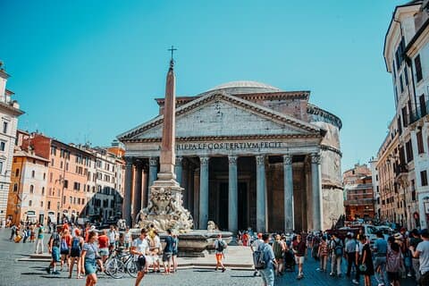 Pantheon inngangsbilletter med Digital Audio Guide