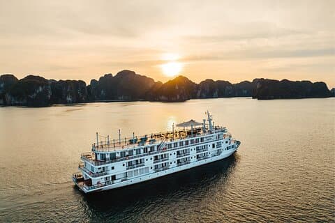 Aphrodite Cruise 2-dagers besøk i Halong Bay og LanHa Bay fra Ha Long