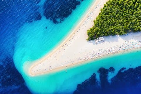 Isola di Brač - Tour in motoscafo del Corno d'Oro e Pučišća da Spalato