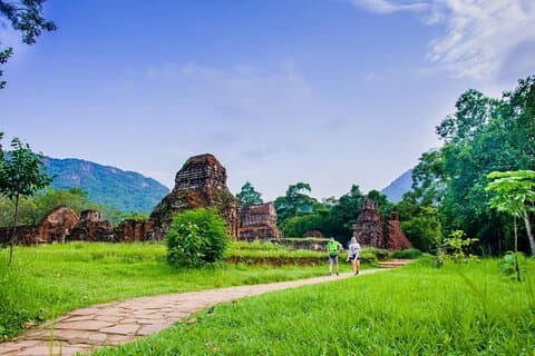 Exploring My Son Sanctuary and Thanh Ha Pottery by Motorbike