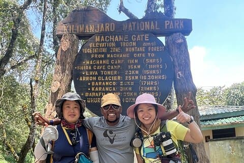 Private 6 Days machame Route climbing