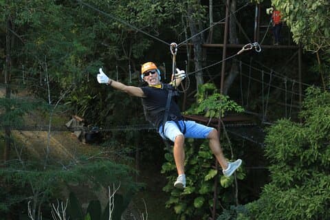 Chiang Mai Zipline Adventure with Lunch and City Hotel Pickup