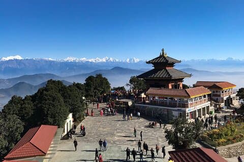 Excursion d'une journée en téléphérique Chandragiri au départ de Katmandou