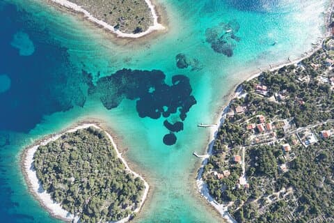 Tour della Laguna Blu da Spalato con acqua in bottiglia e vino inclusi