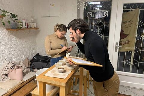 Formation sensorielle sur le café à Ljubljana