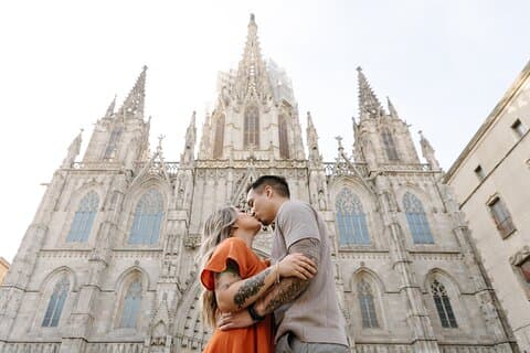 Brillare per le strade di Barcellona : foto cinematografiche e candide