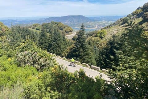 Cyclisme - Col de Las Palomas - Difficulté facile à modérée