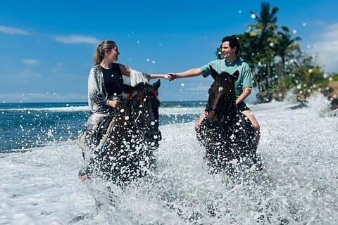 Bali Horse Riding In saba beach