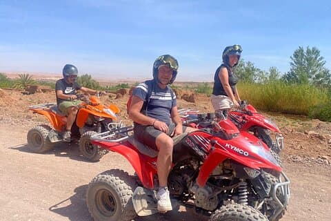 Raid EN quad DE 2 days with night at the oasis Fint – Ouarzazate