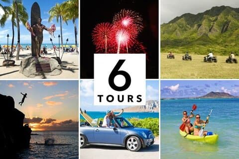 Geweldige Oahu Adventure Bundle : 6 zelfstandige audiotours