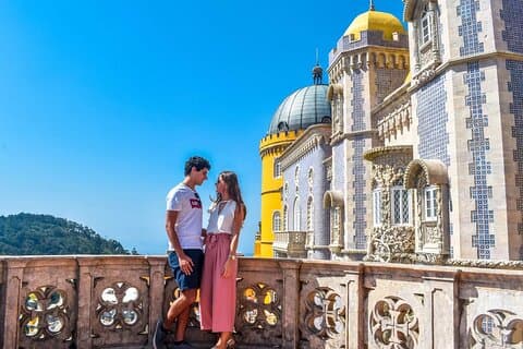 Sintra, Pena, Regaleira, Roca & Cascais Guided Tour from Lisbon