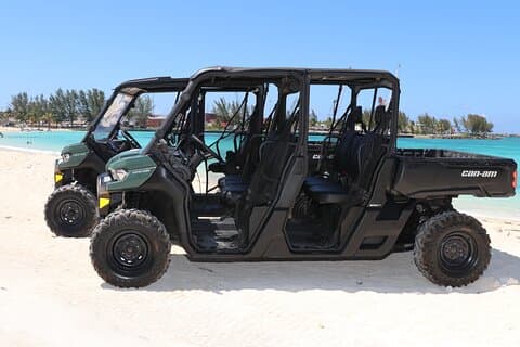 Side By Side Beach Buggy Rentals i Nassau Bahamas