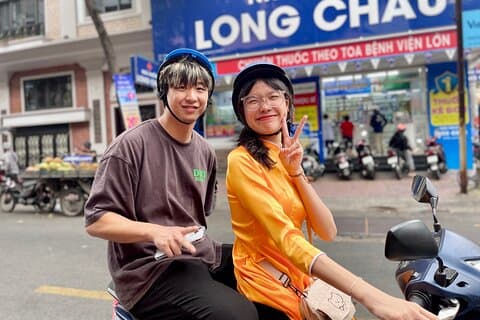 Visite guidée de Saigon Ghost, Chinatown en scooter