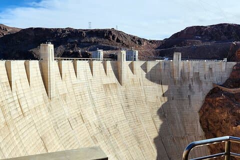 Hoover Dam Kraftwerk Historische Ära Eisenbahnmuseum Tour