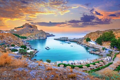Rhodos, Lindos och medeltida stad guidad tur från kryssningshamnen