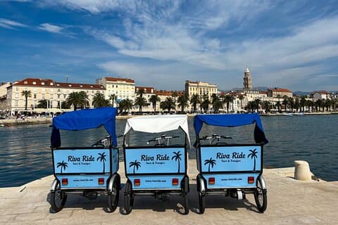 Stadstour door Split per elektrische riksja┃Riva Ride