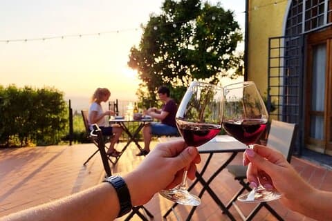 Vinci: Sunset vin smagning middag i en toscansk gård