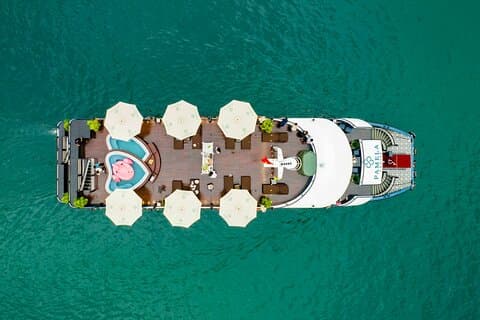 Croisière Pamela - Muse de la mer - Baie d'Halong Un jour de Hanoï