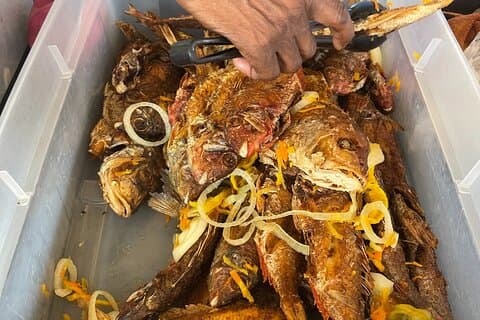 Jamaican Seafood Street Food Tour fra Montego Bay, Falmouth