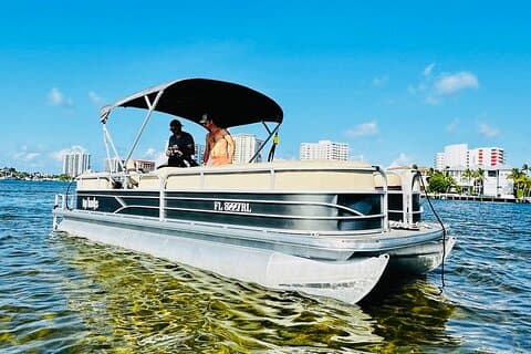 Pontoon Boat 26ft (12pp/115Hp) - Hollywood - FLL - SunBoat uthyrning