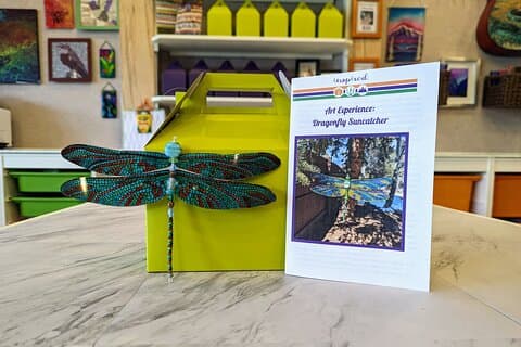 Kit artistico Acchiappasole con libellula a Estes Park