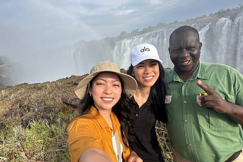 Rondleiding door de watervallen (Zimbabwe kant)