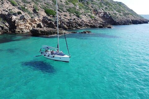 Palm: sailing boat, local skipper, crystall water food, drinks!!
