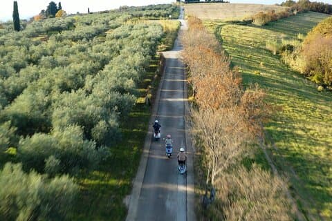 Tour de medio día por el campo en Vespa y degustaciones en Istria