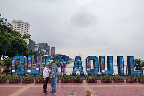 Walking through the City of Guayaquil