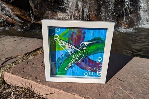 Leg med Paint Wildlife Shadow Box Art Class i Estes Park